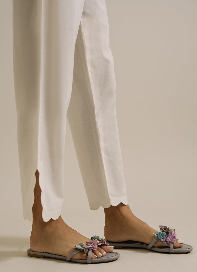 Solid Straight Pants