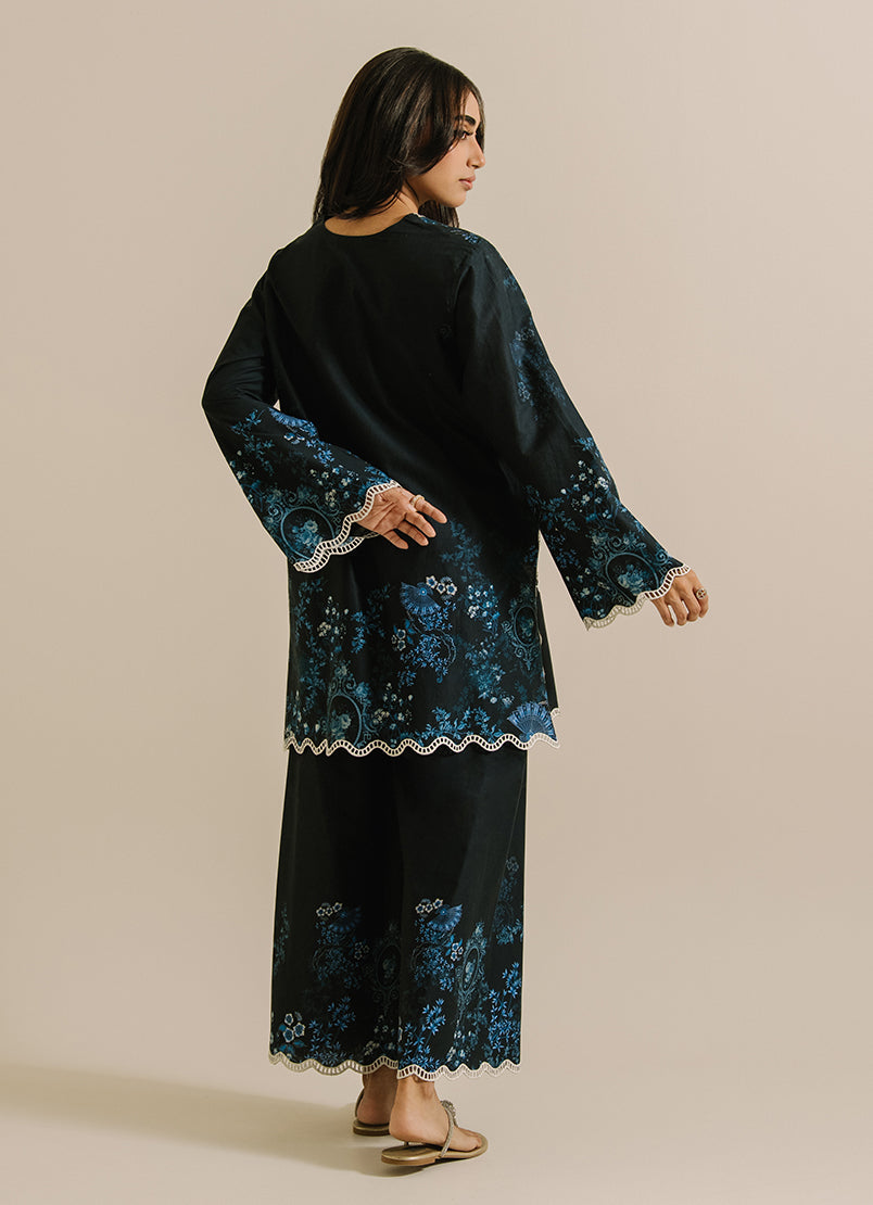 Printed Embroidered CO-ORD Set