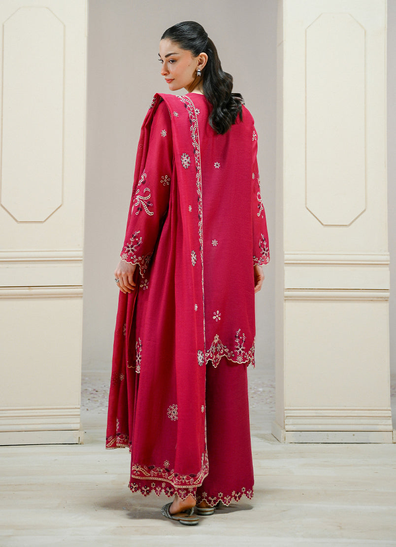 Embroidered 3 PC Suit
