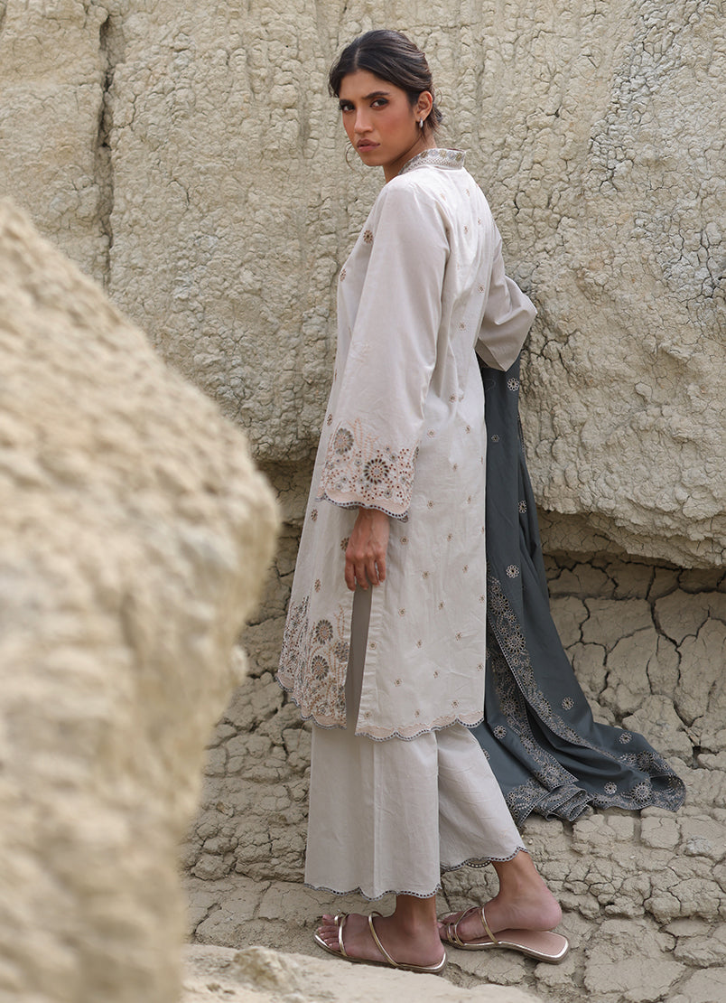 3 PC Embroidered Suit