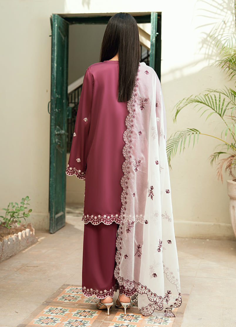 Embroidered 3 PC Suit