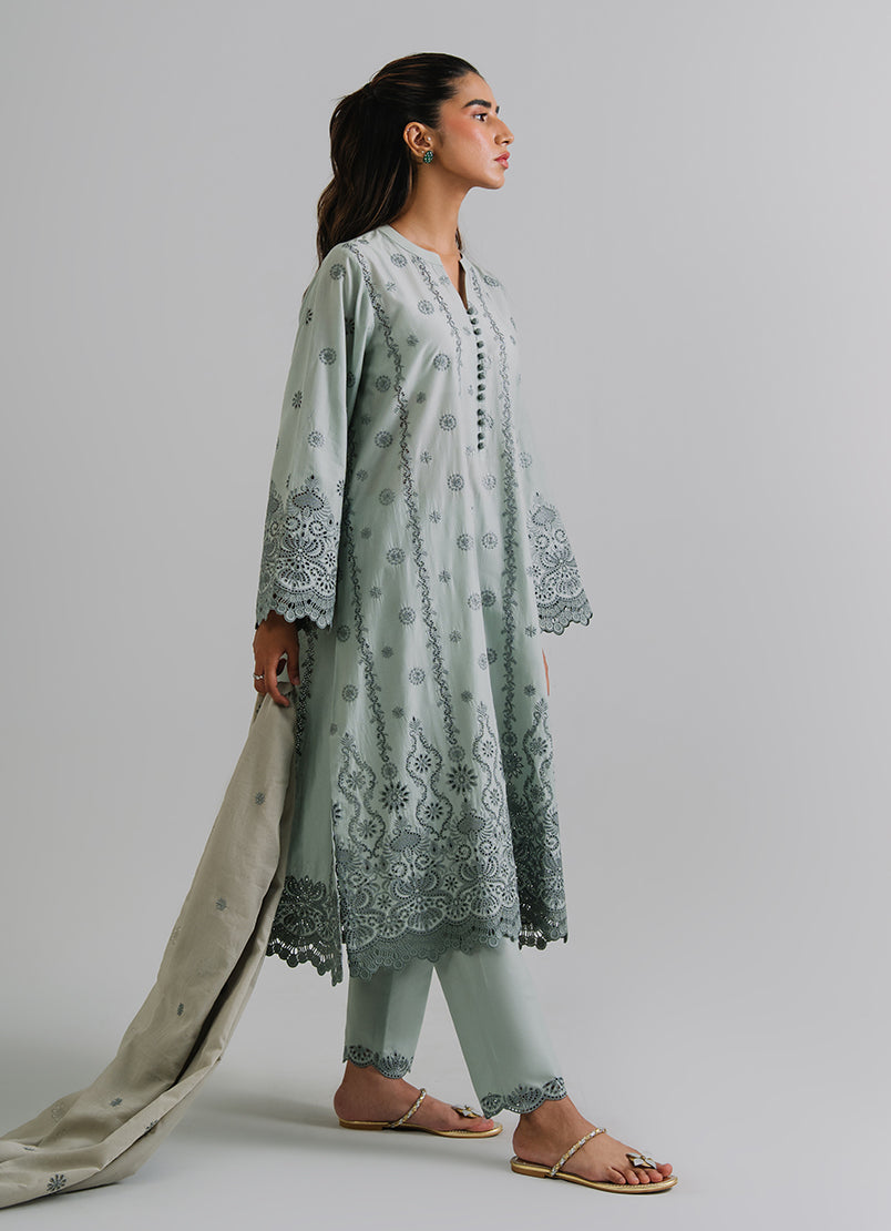 3 PC Embroidered Suit