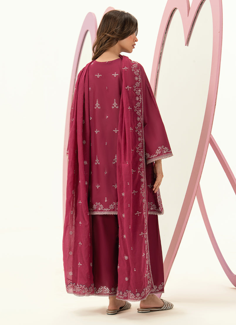 Embroidered 3 PC Suit