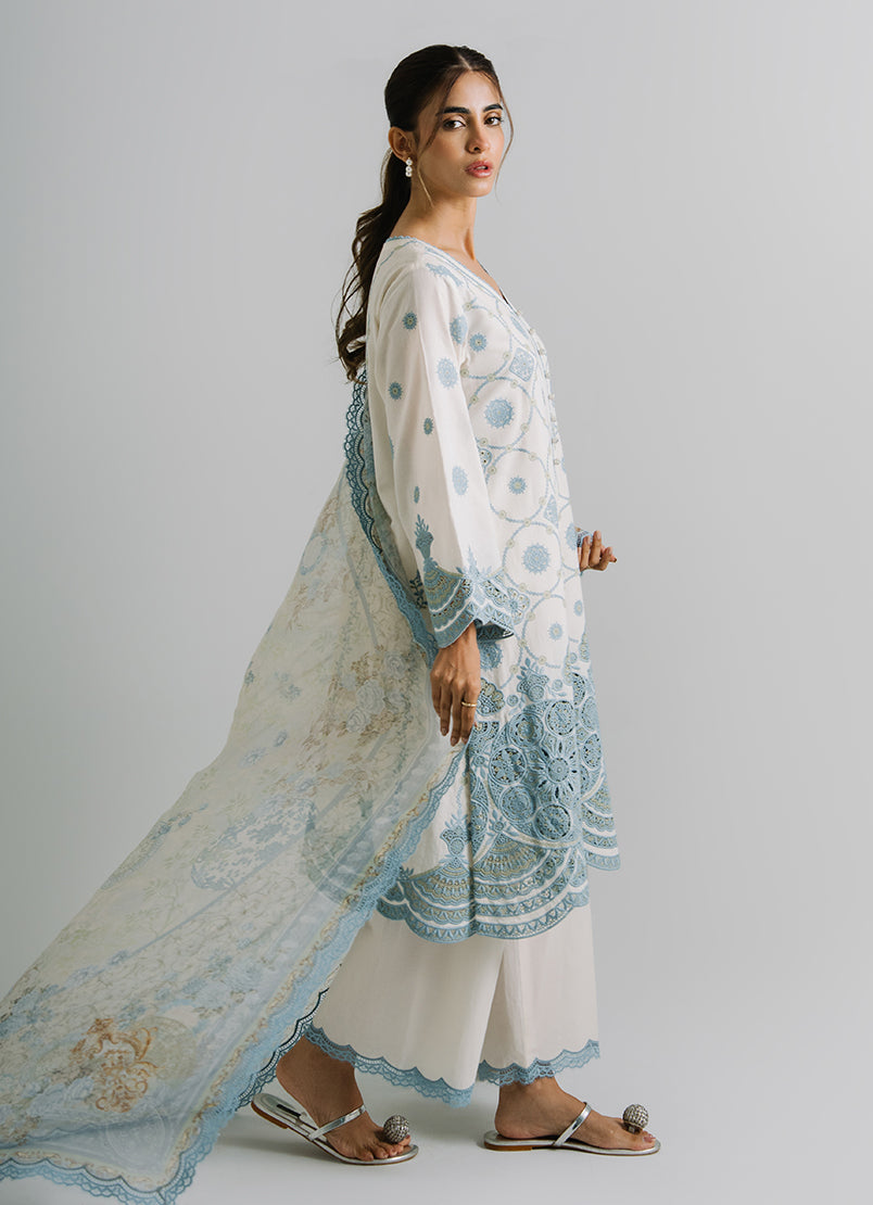 3 PC Embroidered Suit