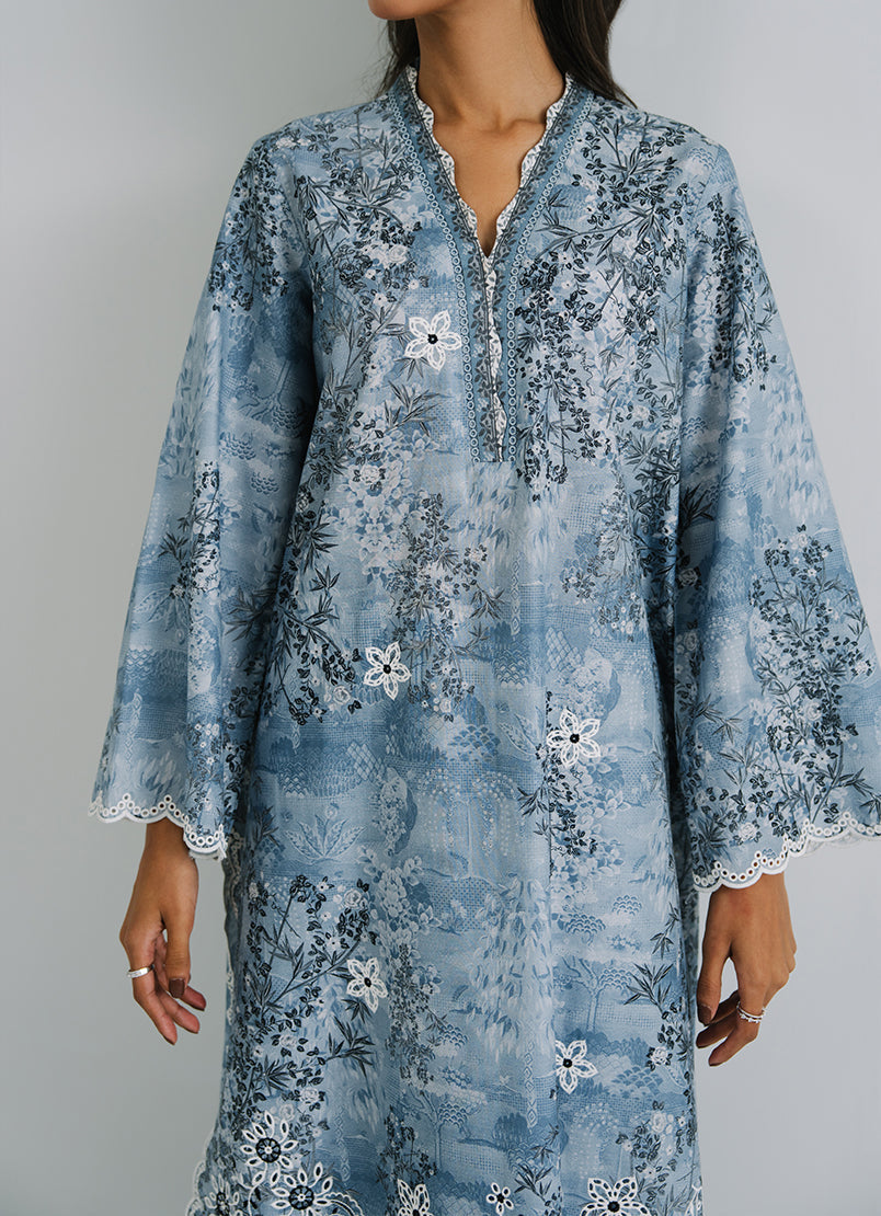 Printed Embroidered CO-ORD Set