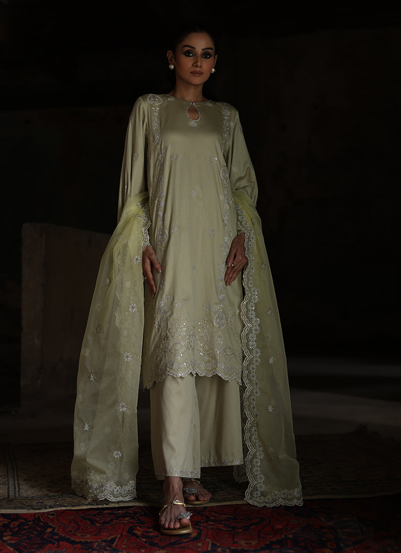 3 PC Embroidered Suit