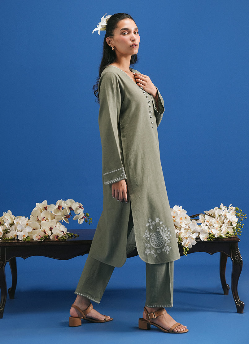 Cross Hatch Embroidered CO-ORD Set