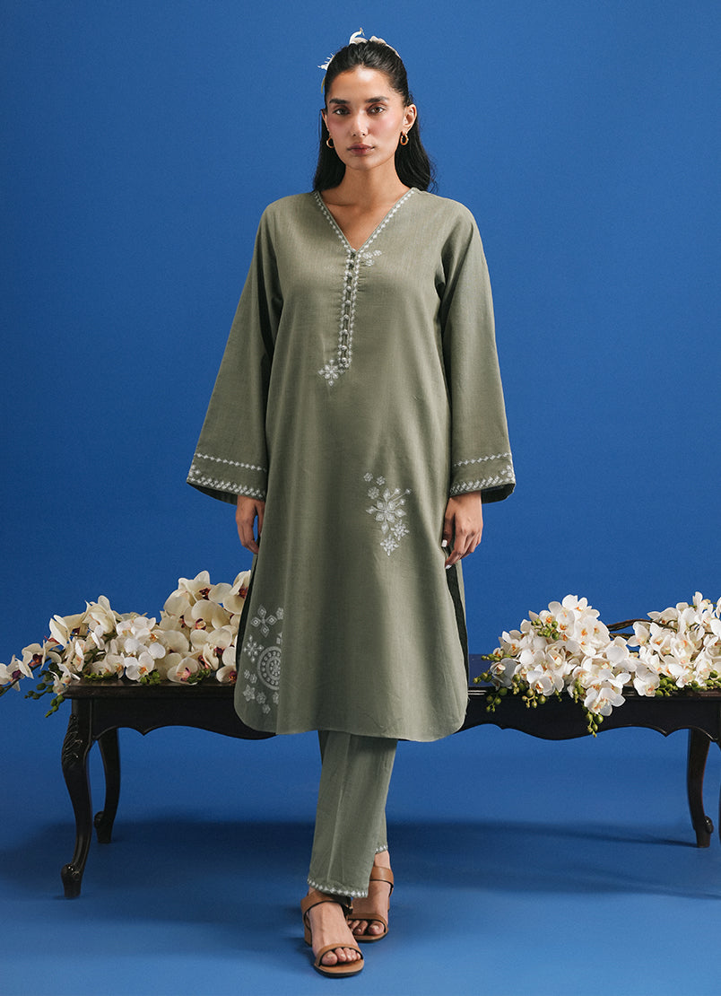 Cross Hatch Embroidered CO-ORD Set