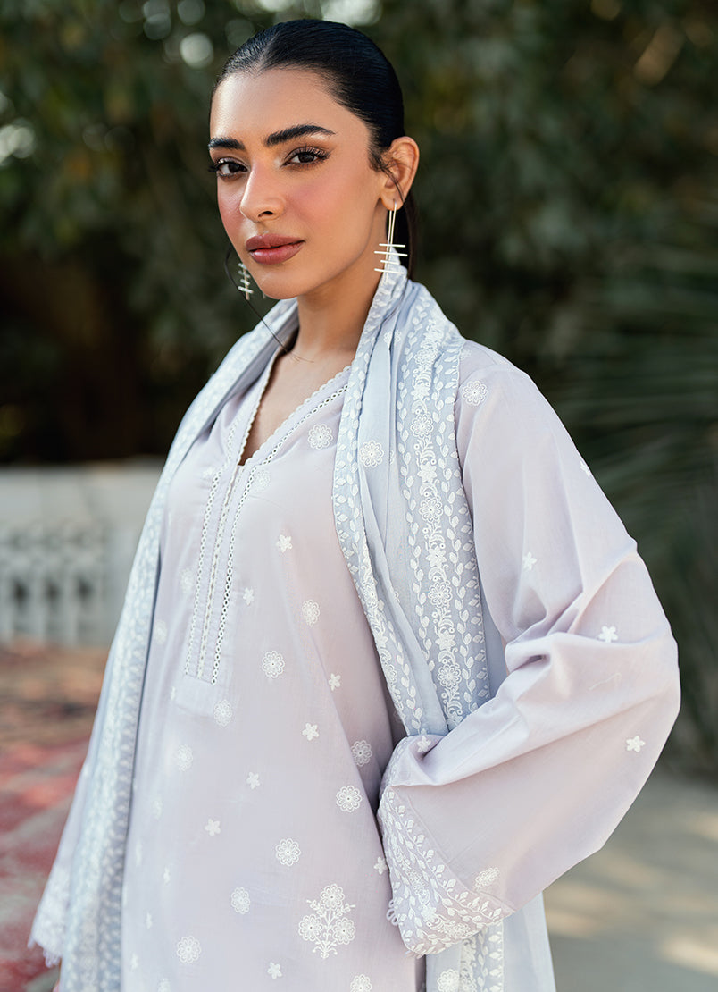 Embroidered 3 PC Suit
