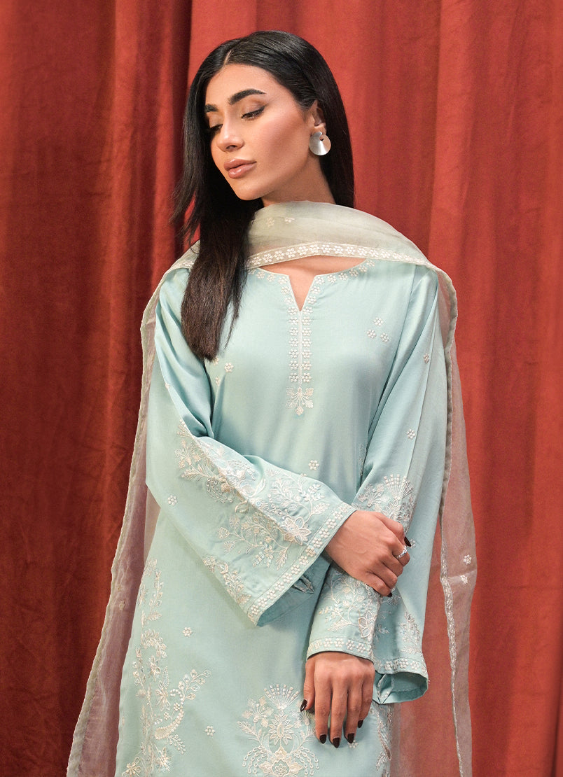 3 PC Embroidered Suit