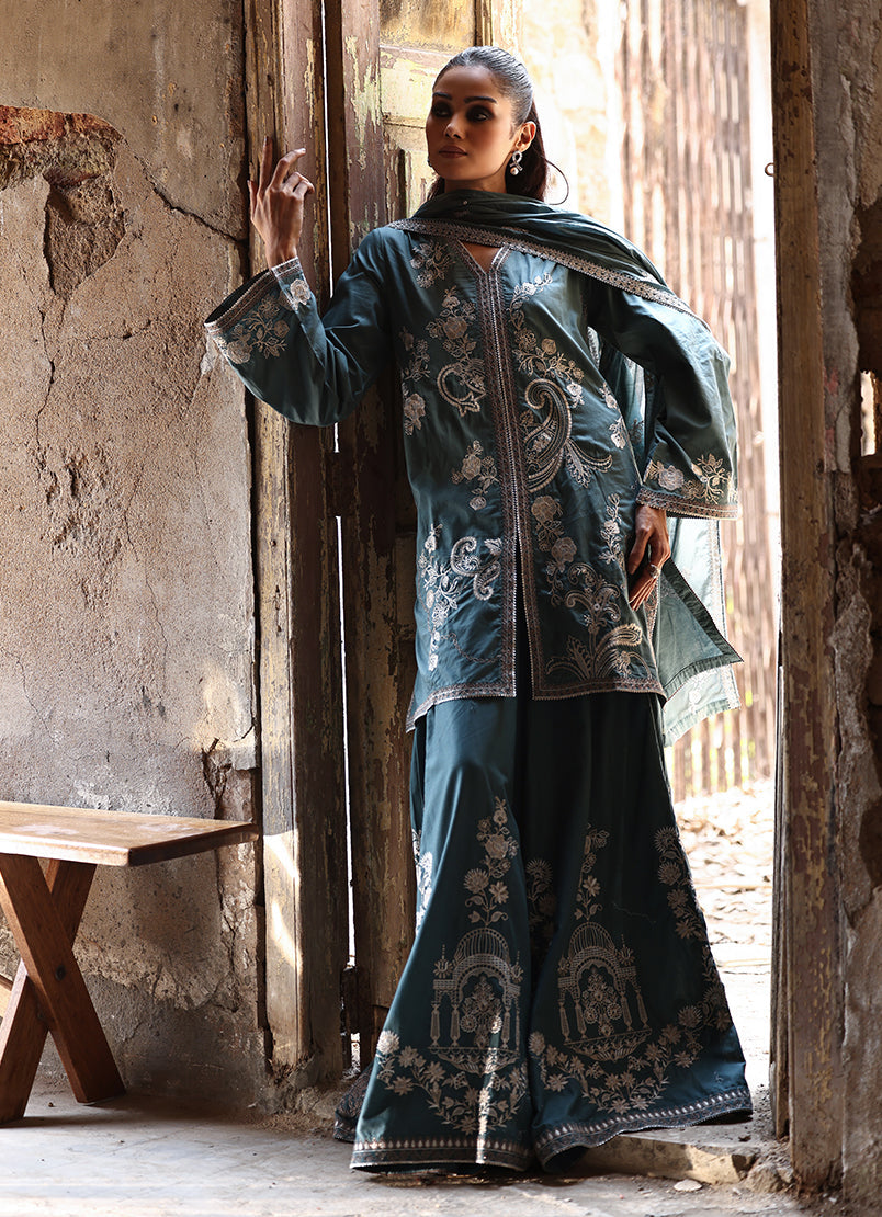 3 PC Kohsar Gharara Set