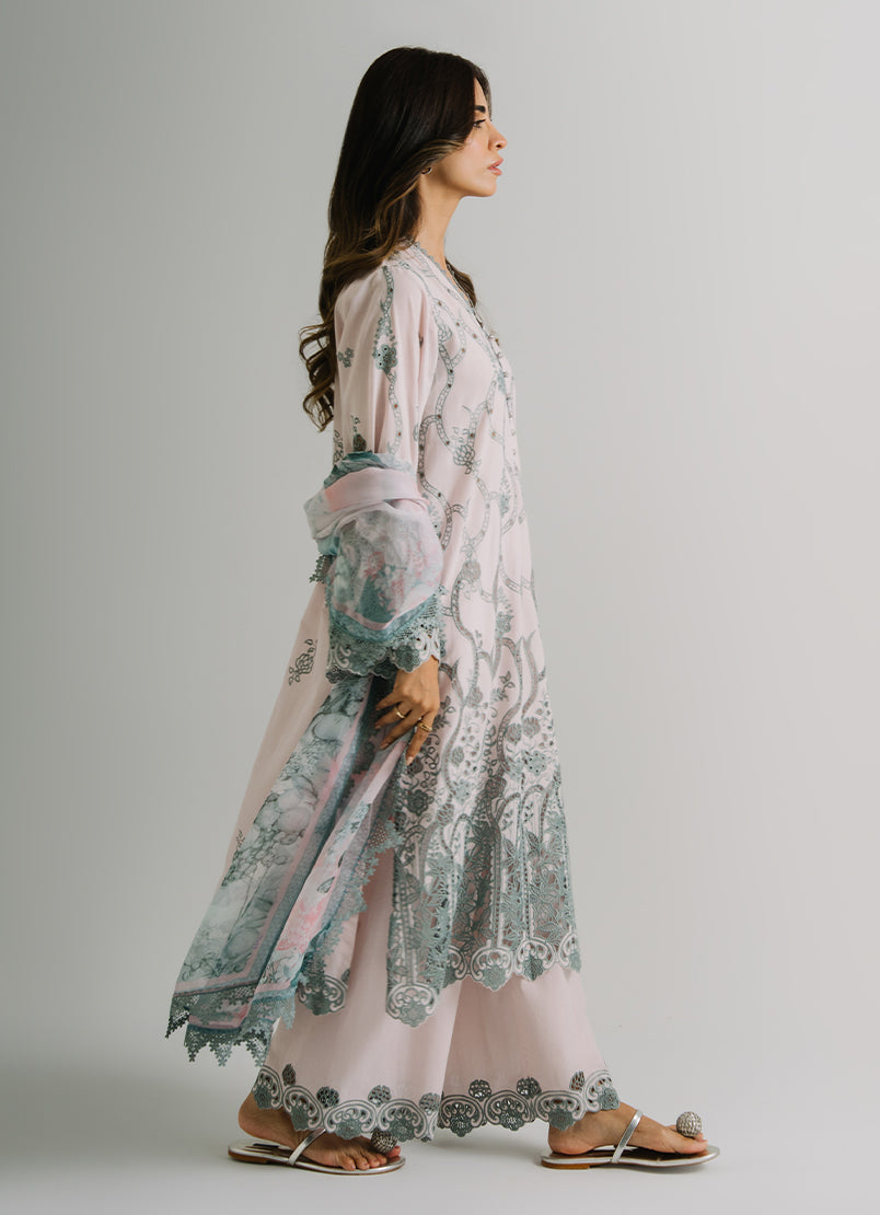 3 PC Embroidered Suit