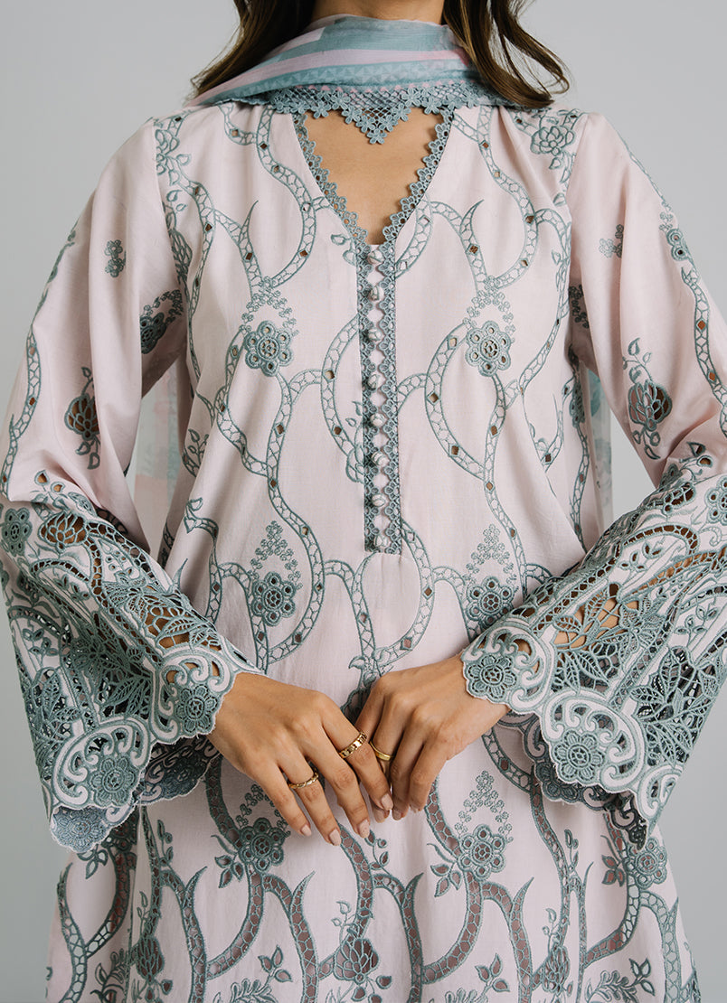 3 PC Embroidered Suit