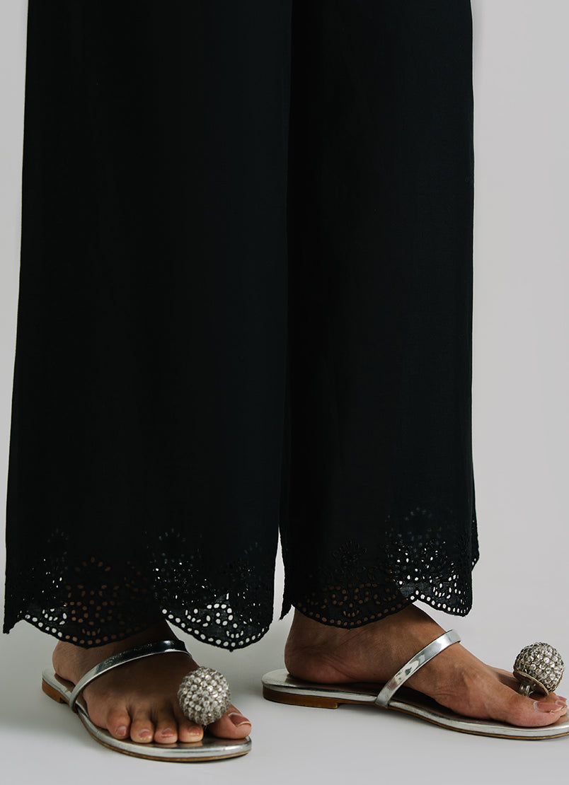 Schiffli Embroidered Pant