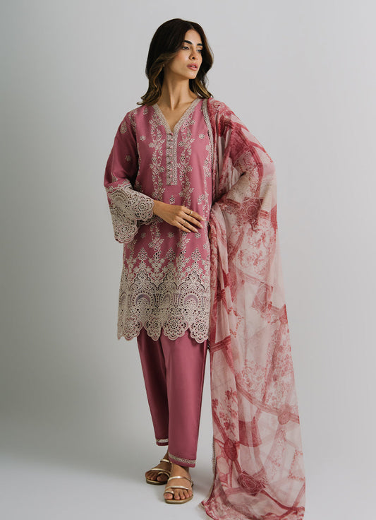 3 PC Embroidered Suit