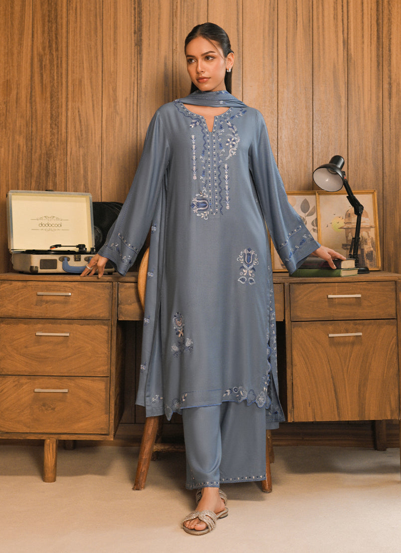 3 PC Embroidered Suit
