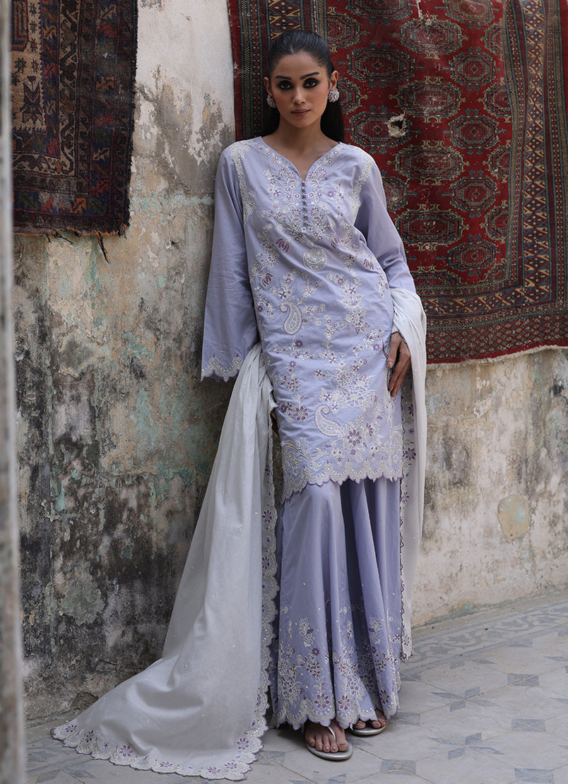 3 PC Mehar Gharara Set