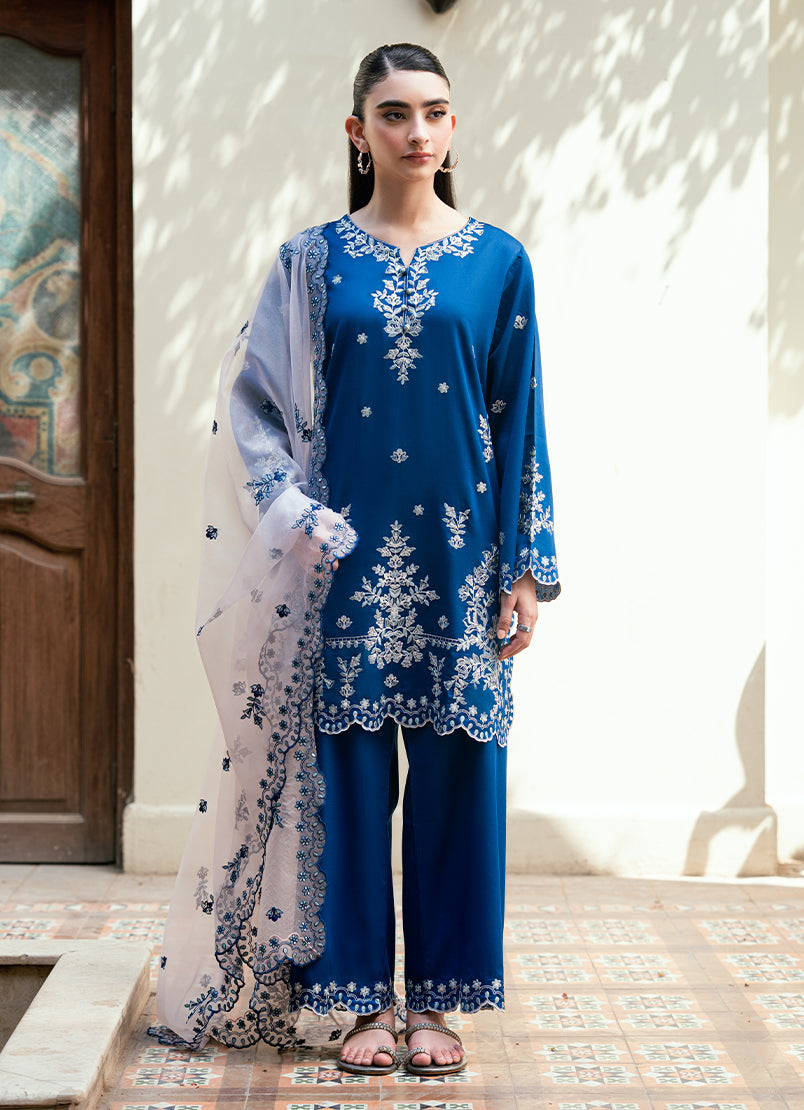 Embroidered 3 PC Suit