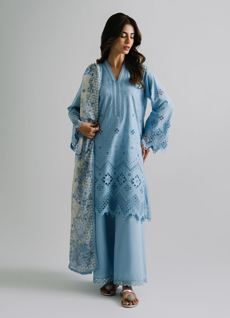 3 PC Embroidered Suit