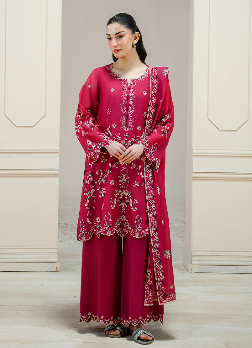 Embroidered 3 PC Suit