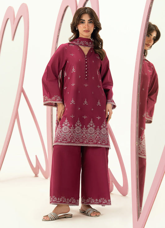 Embroidered 3 PC Suit