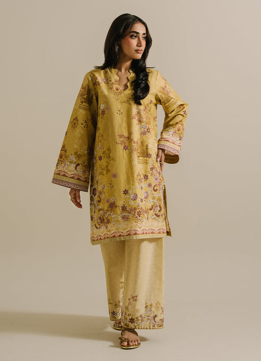 Printed Embroidered CO-ORD Set