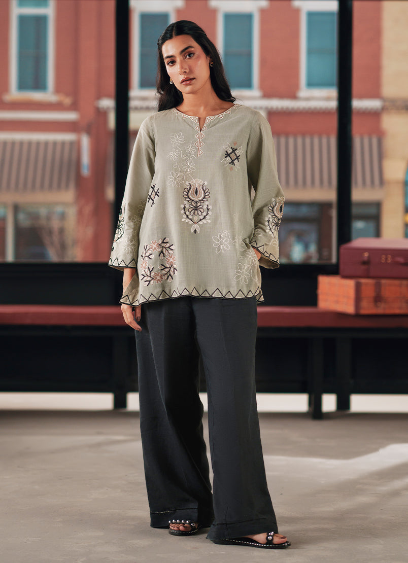 Embroidered Kurta