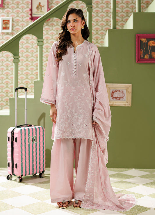 Embroidered 3 PC Suit