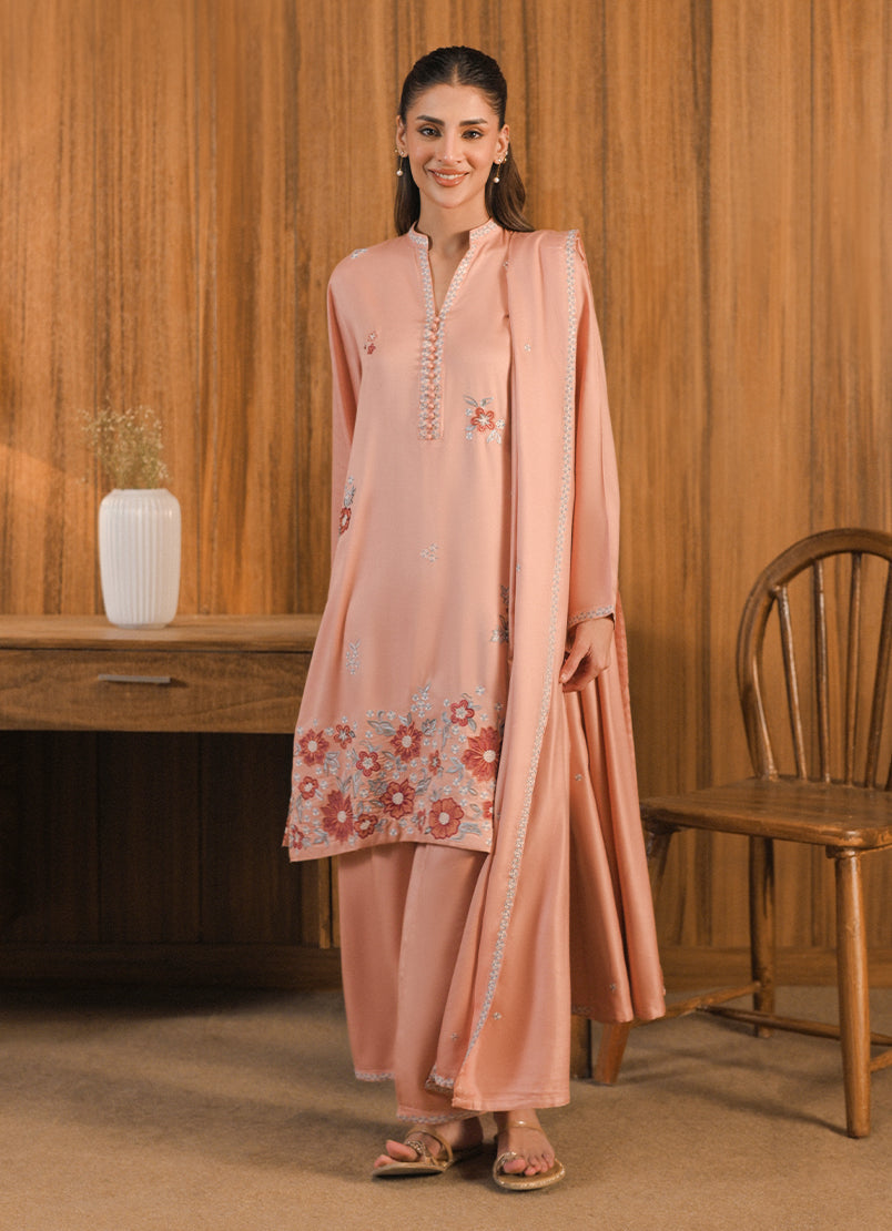 Embroidered 3 PC Suit