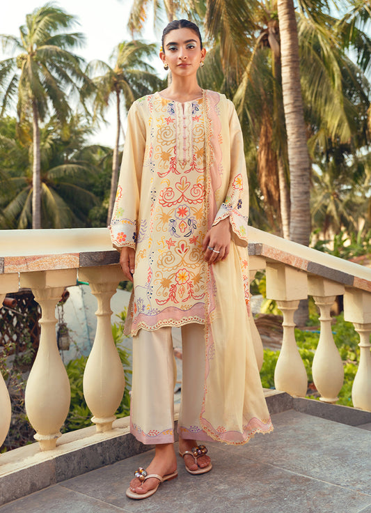 Printed 3 PC Suit