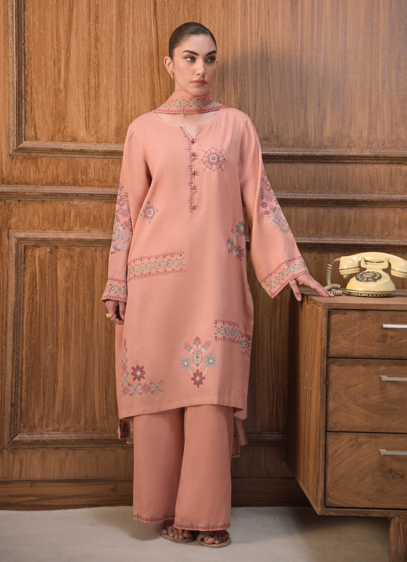 3 PC Embroidered Suit