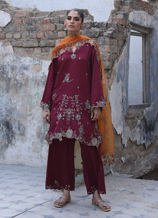 3 PC Embroidered Suit