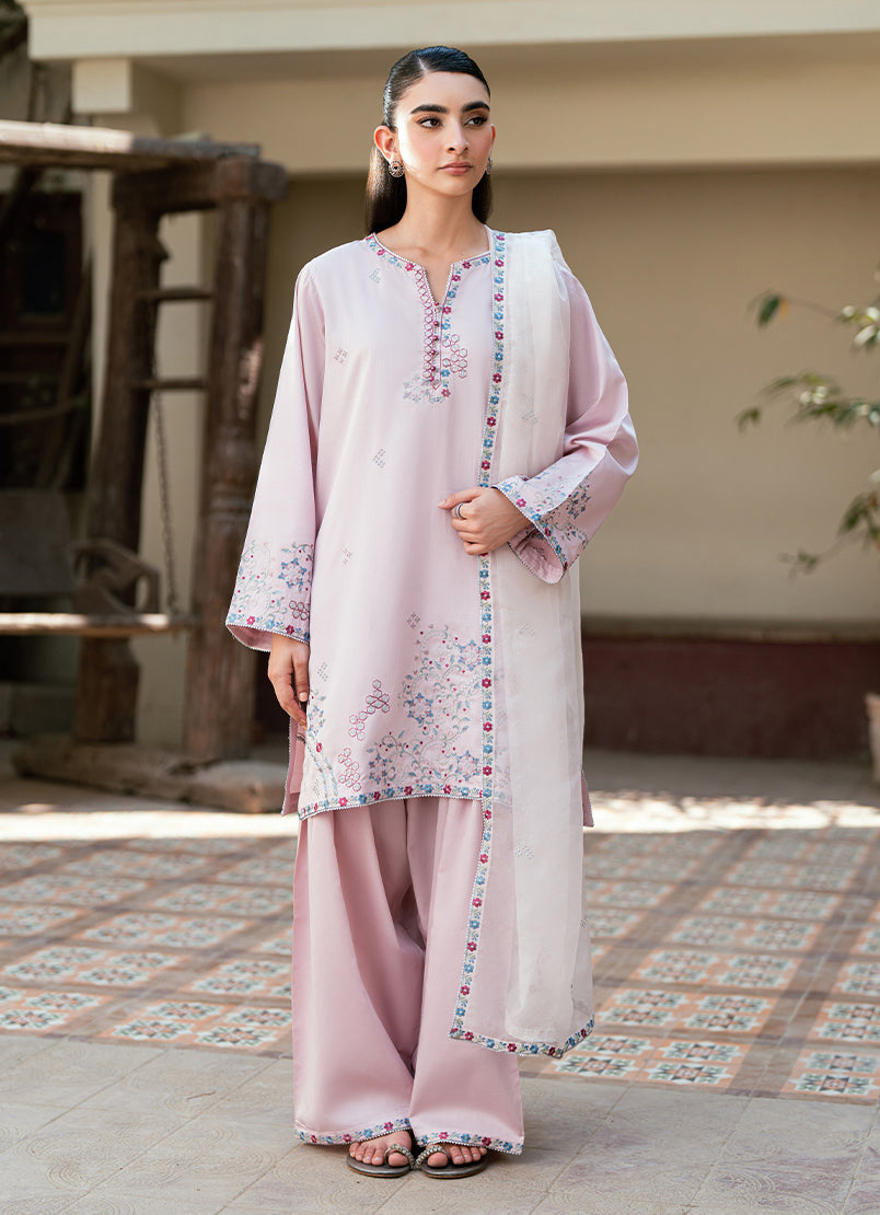 Embroidered 3 PC Suit