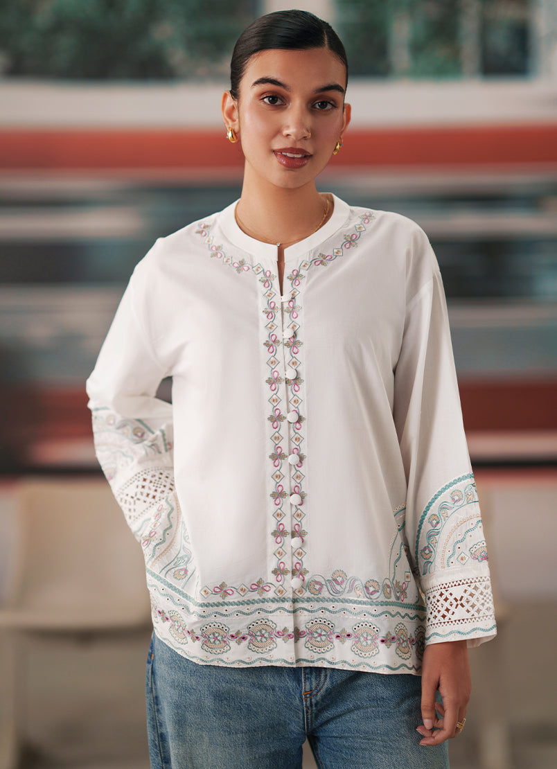 Embroidered Top