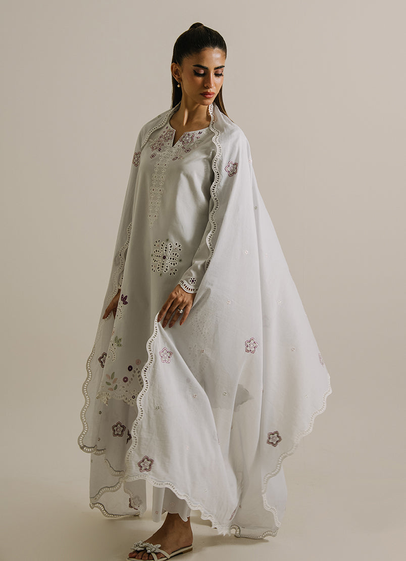 3PC Embroidered Suit