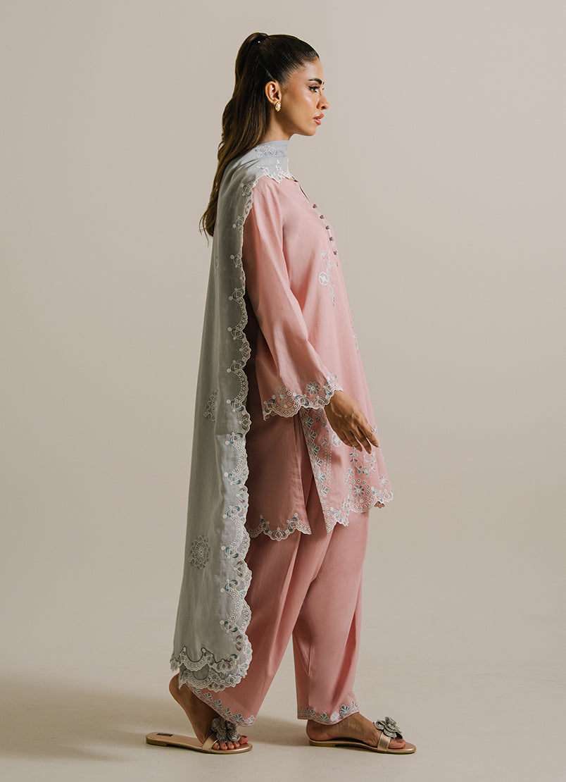 3PC Embroidered Suit