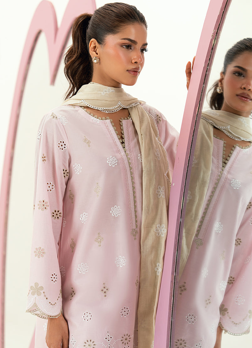 Embroidered 3 PC Suit