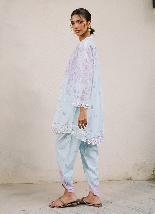 Printed Embroidered CO-ORD Set