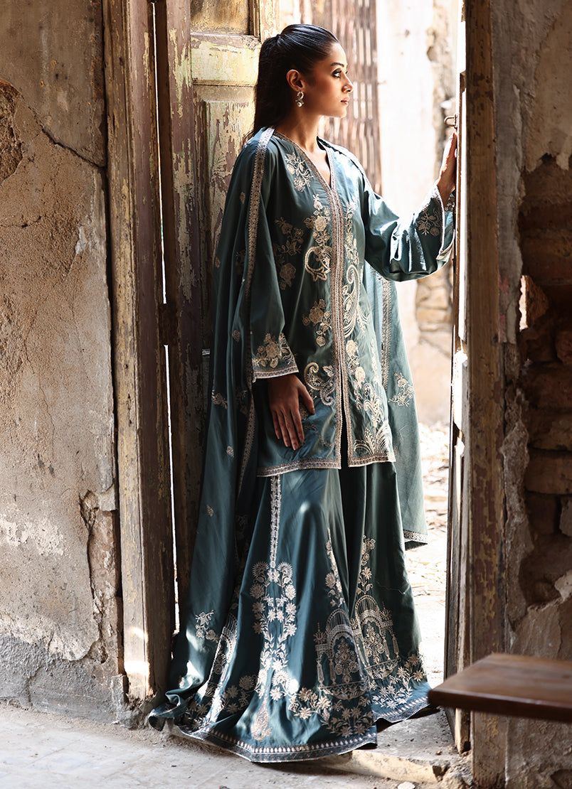 3 PC Kohsar Gharara Set