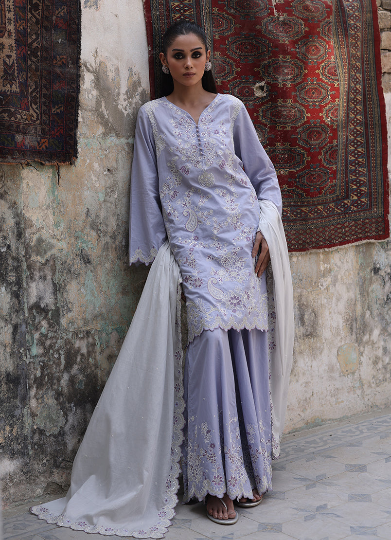3 PC Mehar Gharara Set