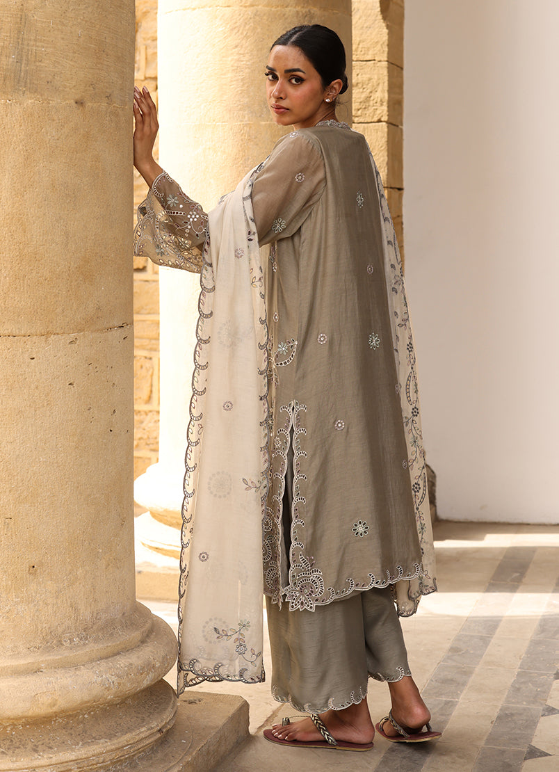 3 PC Embroidered Suit