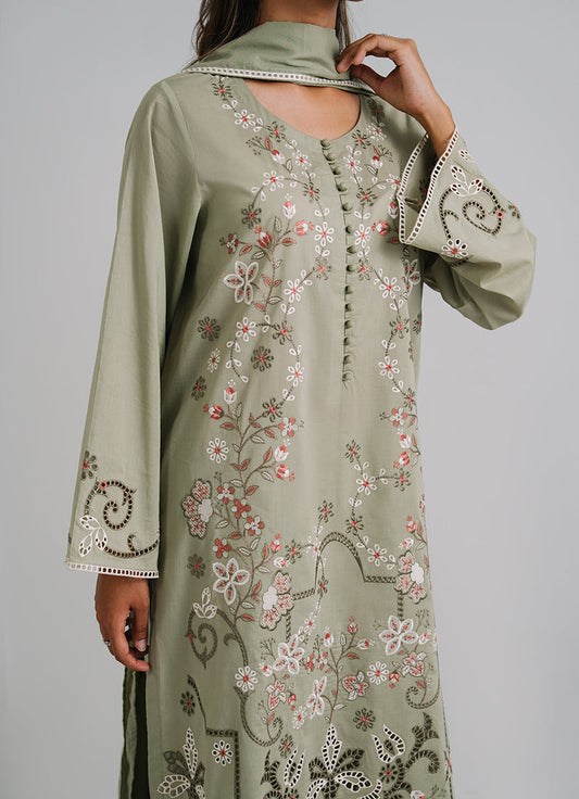 3 PC Embroidered Suit