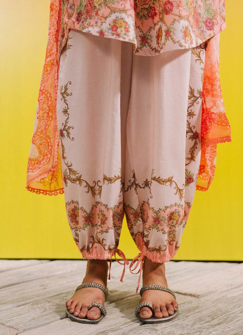 Printed Solid 3 PC Suit