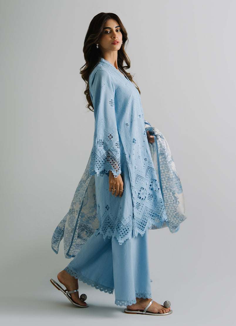 3 PC Embroidered Suit