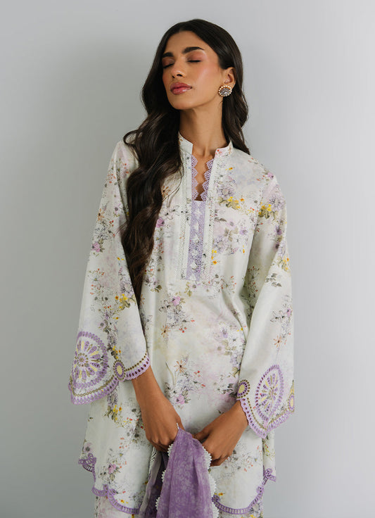 3 PC Embroidered Printed Suit