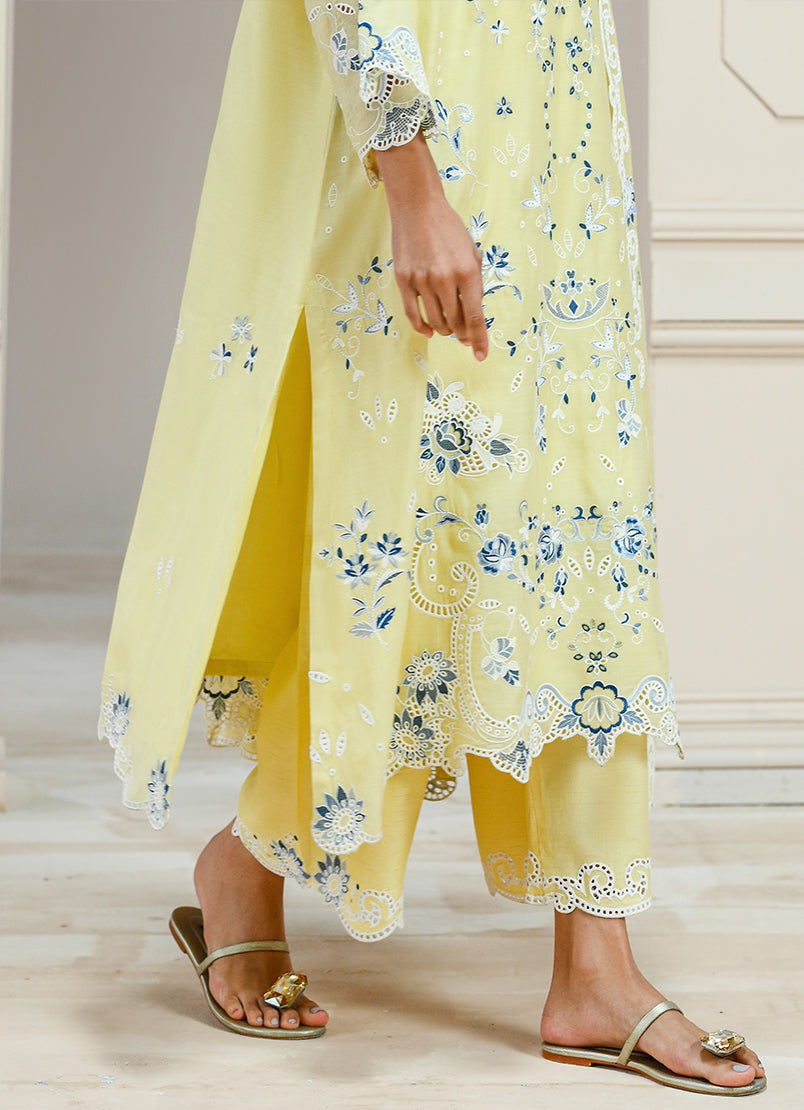 Embroidered 3 PC Suit