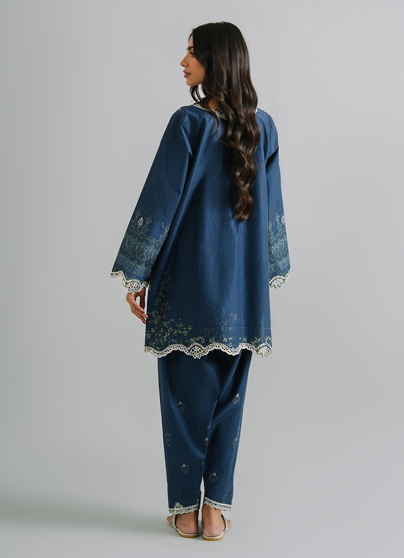 Printed Embroidered CO-ORD Set