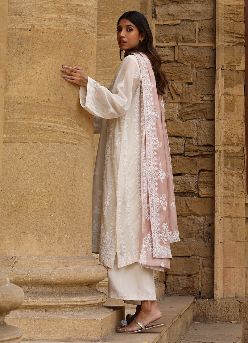 3 PC Embroidered Suit