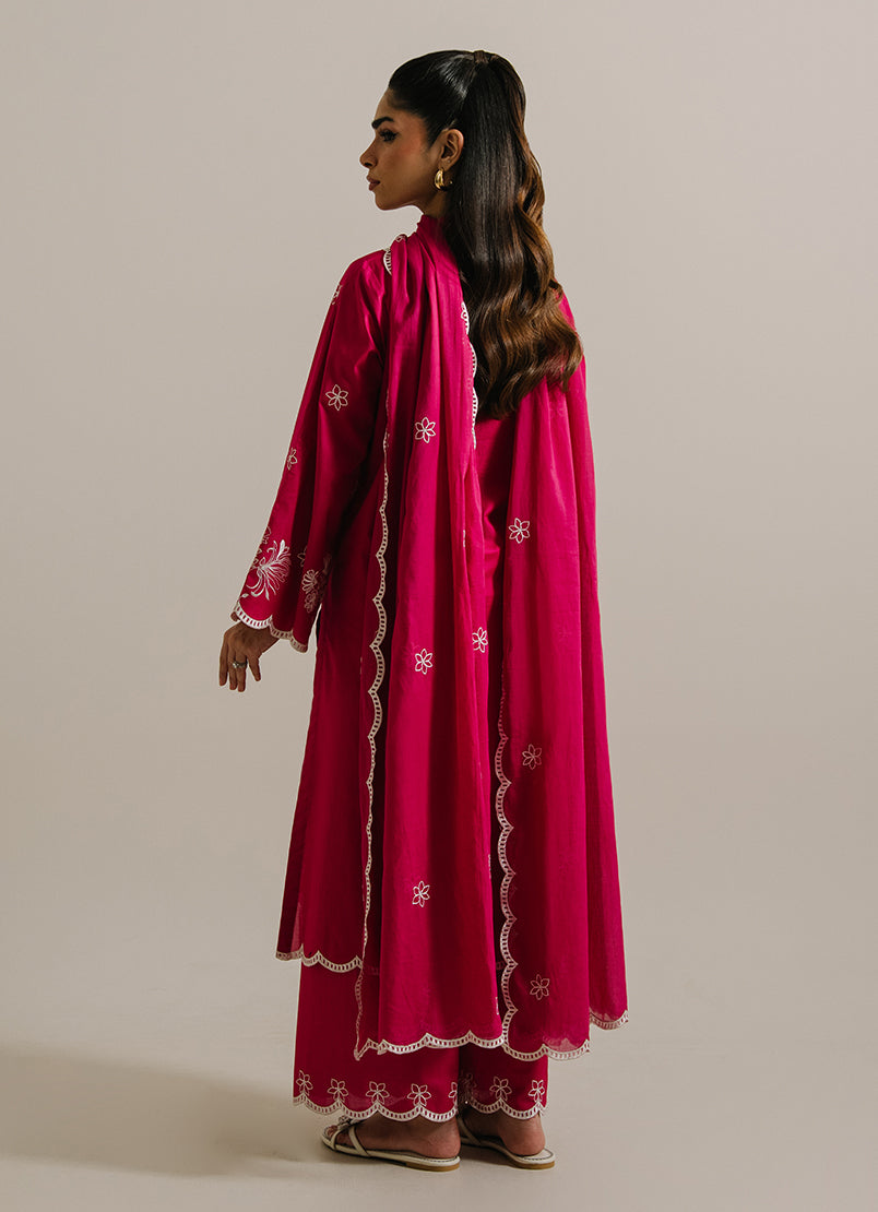 3PC Embroidered Suit