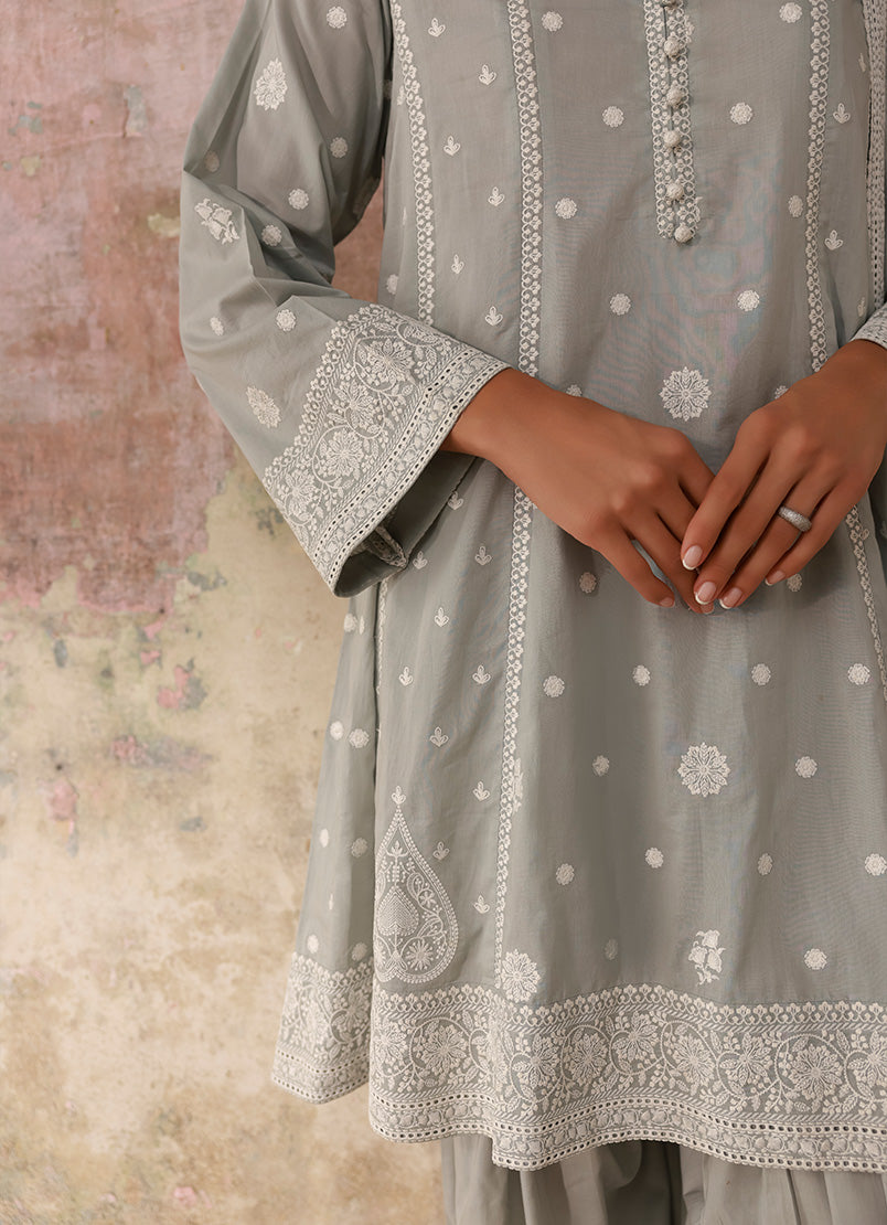 Embroidered 3 PC Suit